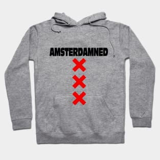 Amsterdamned Cross Hoodie